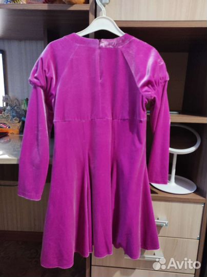 Бархатное платье