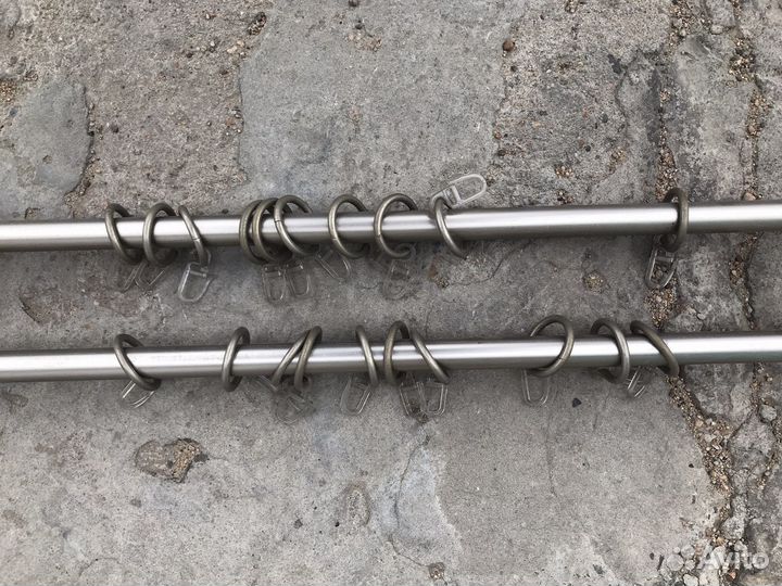 Гардина 2 м 23 см металлическая