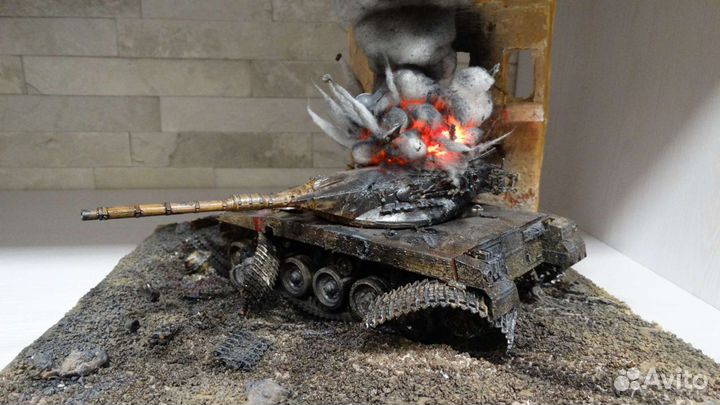 Диорама танк merkava mk 1 1:35