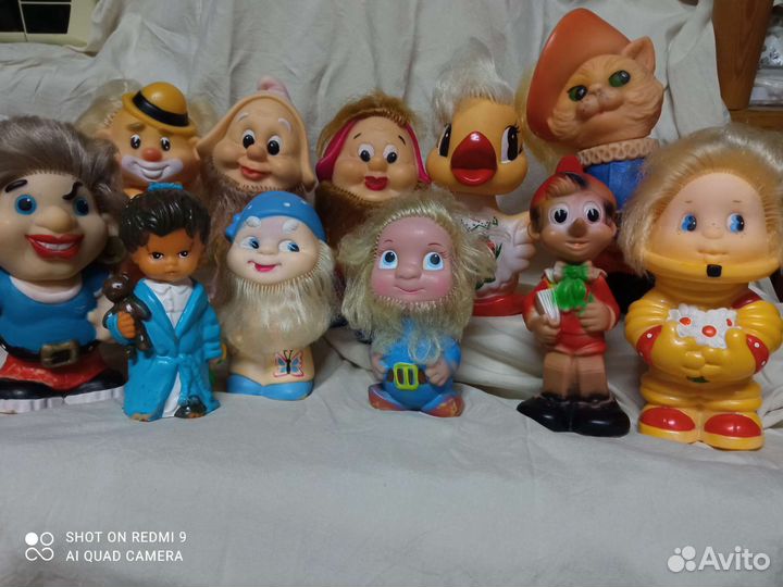 Резиновые и пластмассовые игрушки СССР