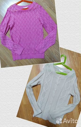 Джемпер + кофта, 152 + 164 см