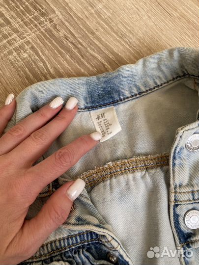 Джинсовка hm детская и легенсы zara