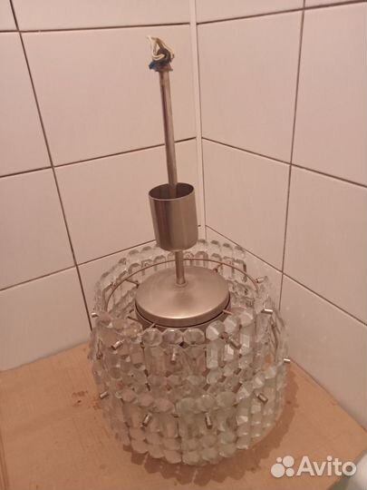 Хрустальная люстра СССР и бра