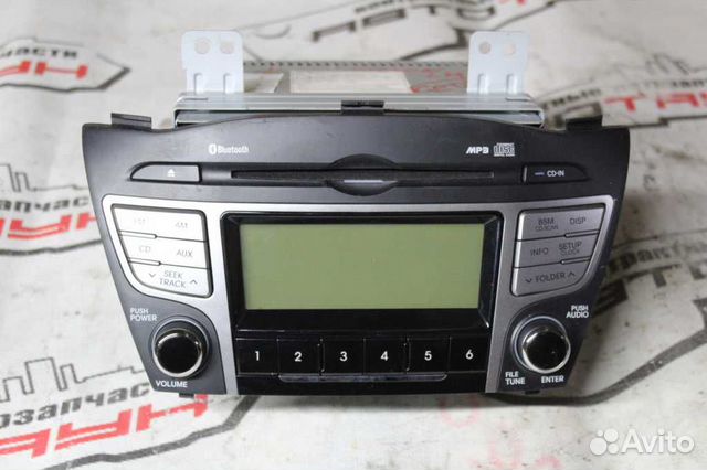 Автомагнитола hyundai IX35 tucson LM CD MP3 AUX bl