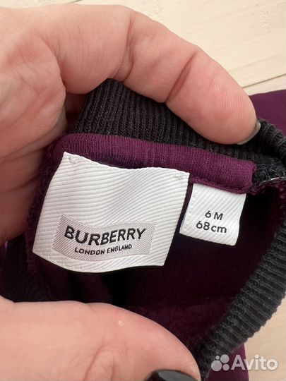 Худи удлиненное burberry