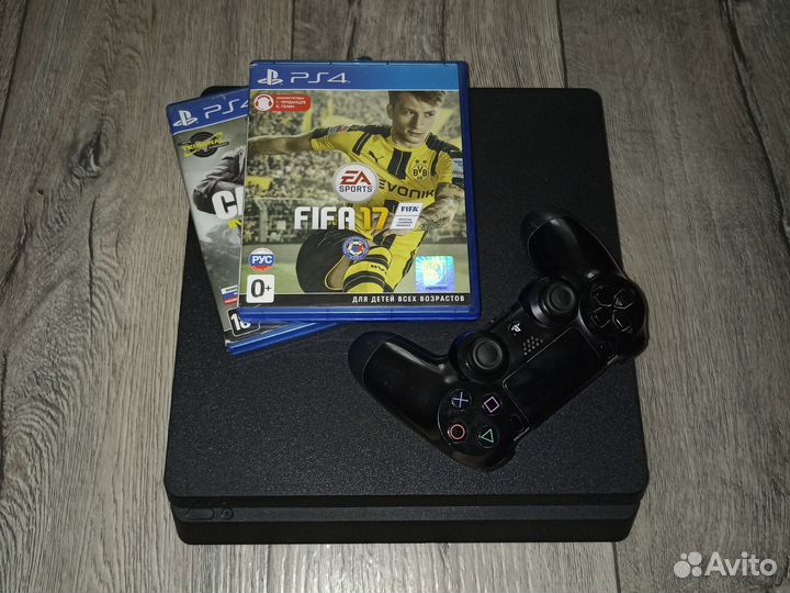 Sony PS4 Slim 500gb 2 Игры