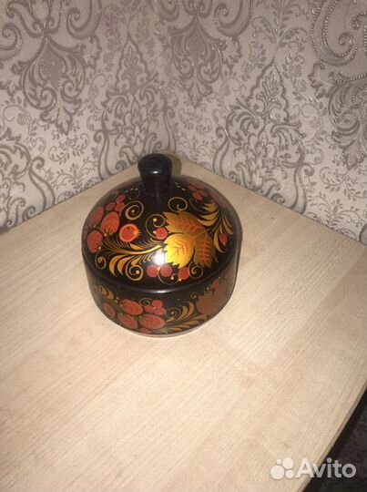 Шкатулка деревянная хохлома