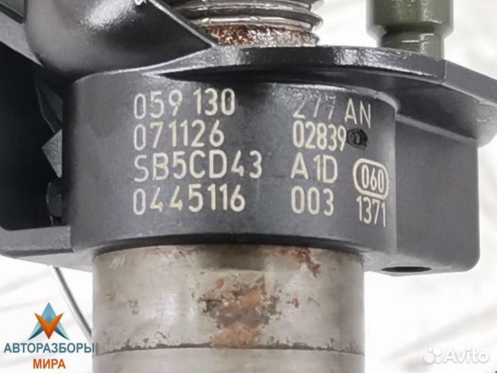 Форсунка Volkswagen Phaeton 2008 0445116003