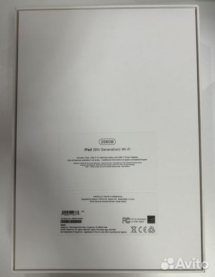 Планшет apple iPad 9 2021