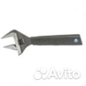 Ключ разводной, 250мм, CrV, тонкие губки, защитные