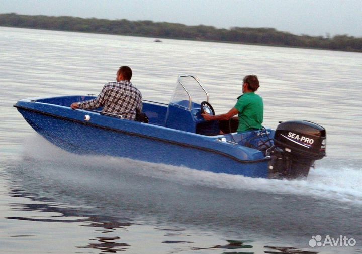 Мотолодка Кайман 40S (тримаран), мотор 9,8-50 л.с