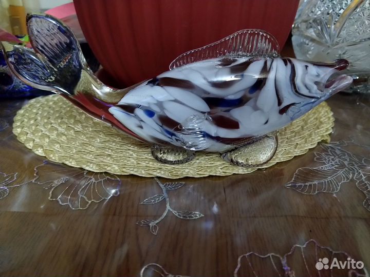 Рыбка-графинчик. Стекло.Винтаж