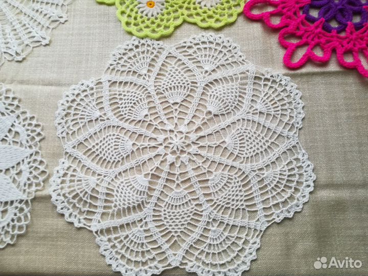 Салфетки, вязаные крючком
