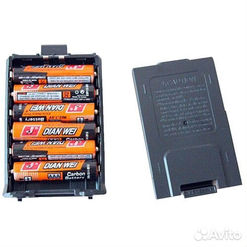 Батарейный кейс AAA для раций Baofeng UV-5R и DM