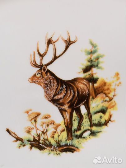 Блюда 2 шт Охота Китай