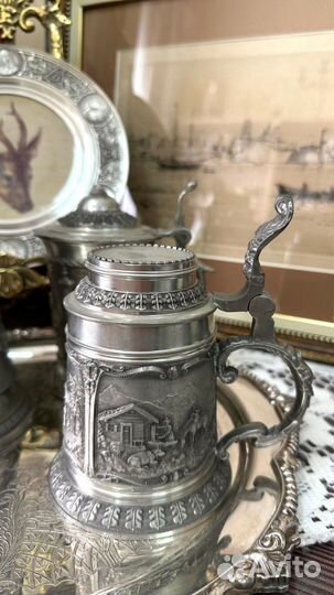 Пивные кружки из пищевого олова