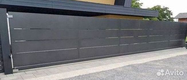 Откатные ворота под ключ