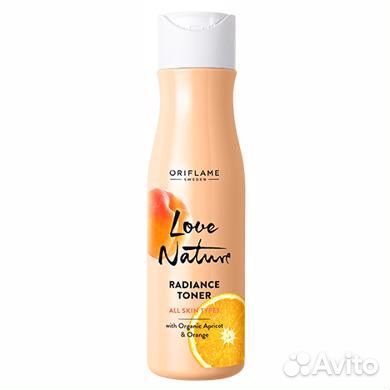 Обновляющий тоник Love Nature для лица с абрикосом
