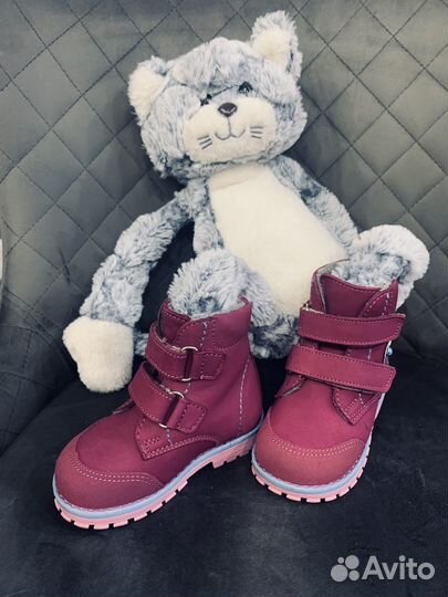 Ботинки демисезонные для девочки Котофей 21 размер