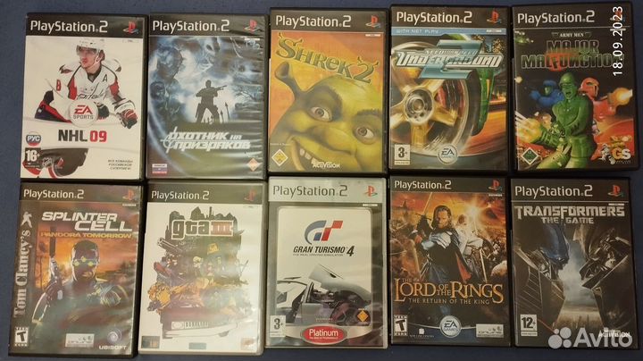 Лицензионные игры для PlayStation 2