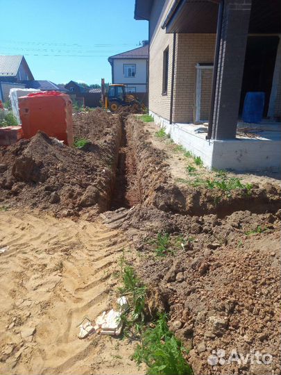 Планировка участка трактор услуги