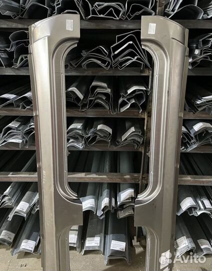 Порог левый Chevrolet Niva 2002-2020 (Штамп)