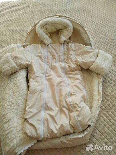 Конверт зимний на овчине