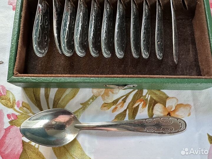 Набор чайных ложек СССР нержавейка