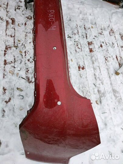 Задний бампер Kia rio 3