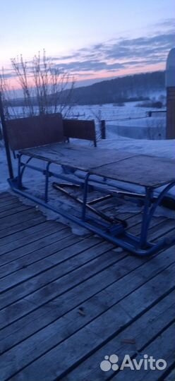 Сани волокуши для снегохода бу