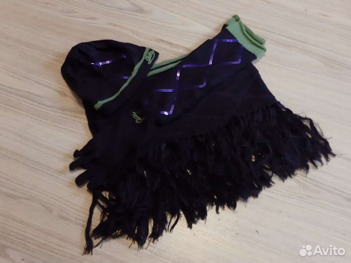 Комплект:шапка,шарф и перчатки