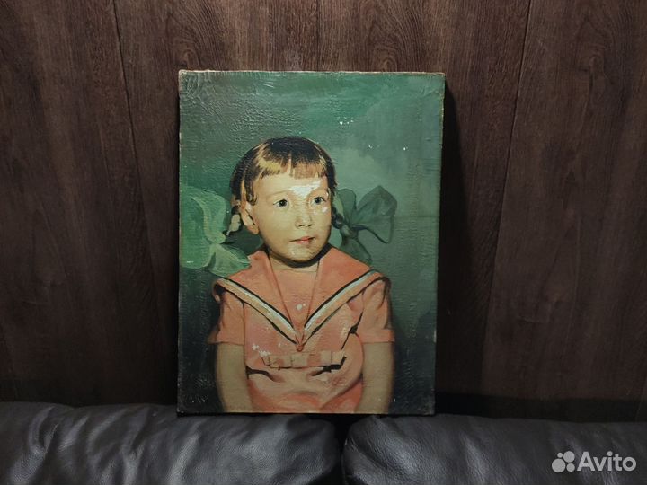 Картина эпохи СССР холст