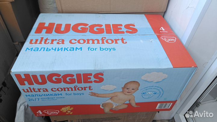 Huggies 100шт ultra comfort 4