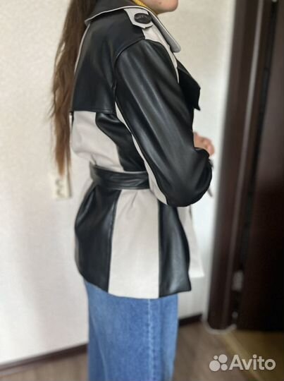 Кожаная куртка женская 48 50 размер