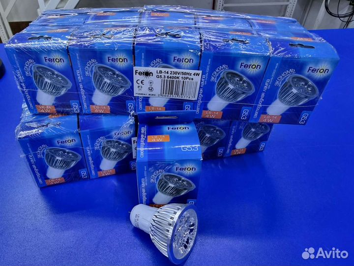 Лампа свд 100шт 4Вт G5.3 6400K MR16