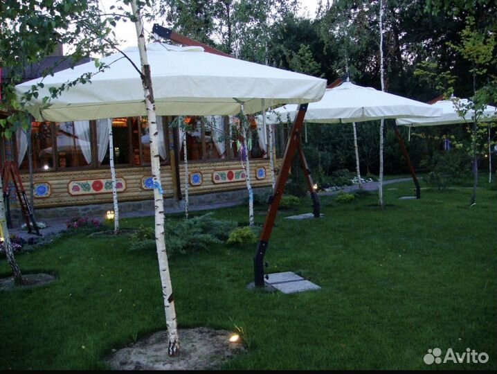 Профессиональные уличные зонты для кафе, веранд