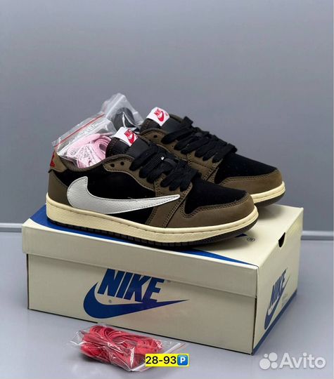 Кроссовки Женские Nike x Air Jordan 1 Low Travis