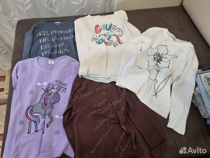 Вещи пакетом для девочки 134 140
