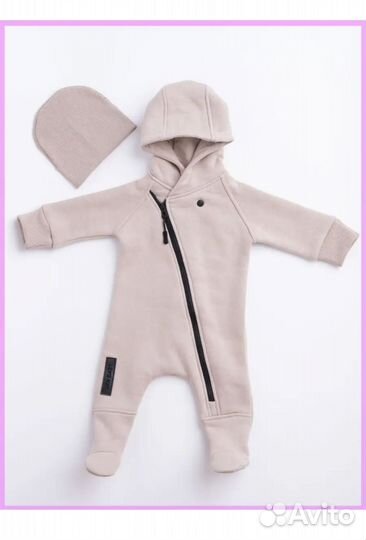 Комбинезон с начесом 68-74