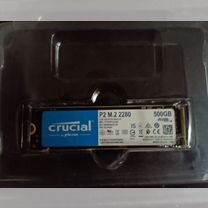 Ssd 500gb Crucial P2 M.2 2280 nvm PCle Gen3x4