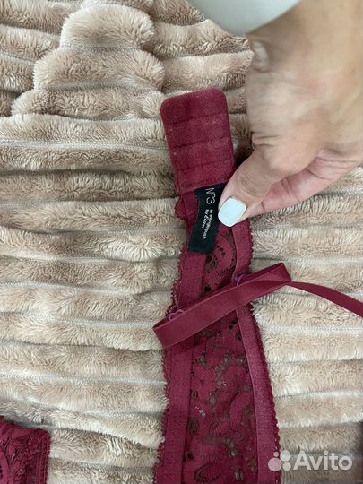 Комплект нижнего белья Etam бордовый 80с