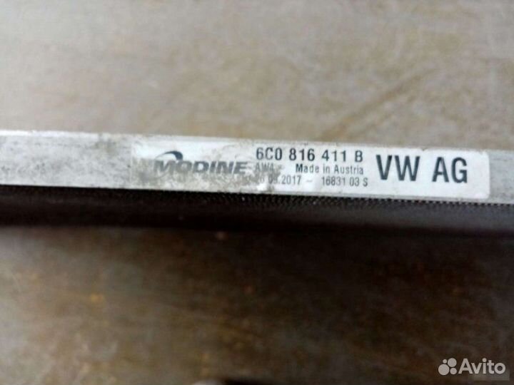 Радиатор кондиционера Skoda Rapid