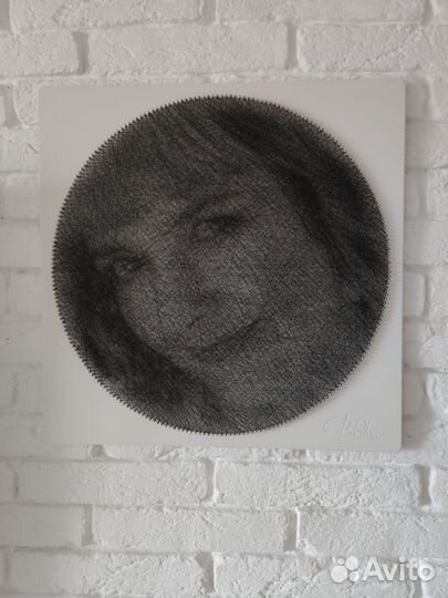 Картина нитями по фото