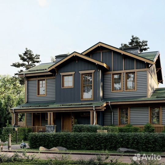 Готовый каркасный дом