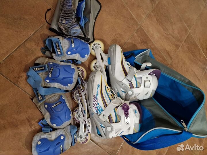 Детские ролики и защита 36-41