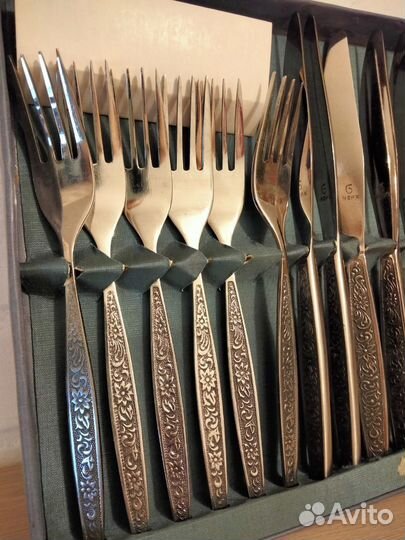 Винтаж. Набор столовых приборов СССР новый
