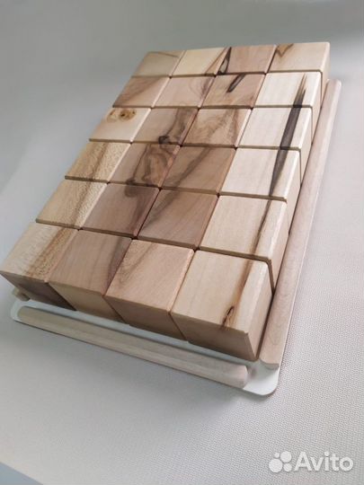 Кубики деревянные новые