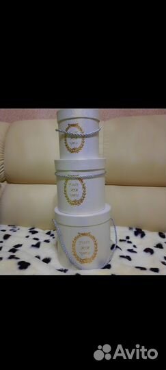 Коробка подарочная круглая