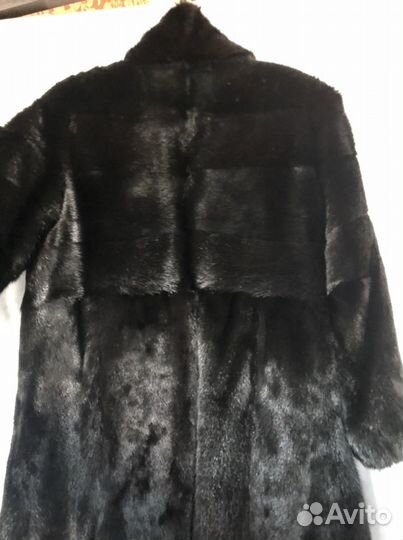 Шуба норковая 42-44 черная