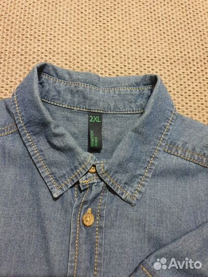 Рубашка benetton для мальчика 12-14 лет